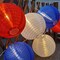 4th of July Decorations - Red White and Blue Lantern String Lights